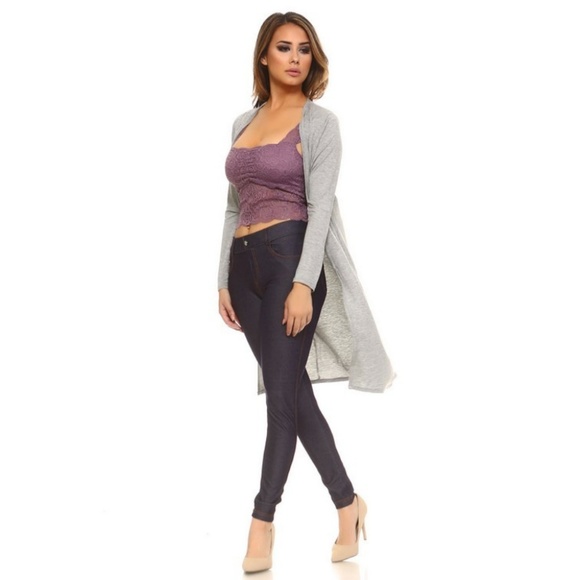 Women's Textured Knit Classic Fitted Cardigan HGY - Picture 2 of 4